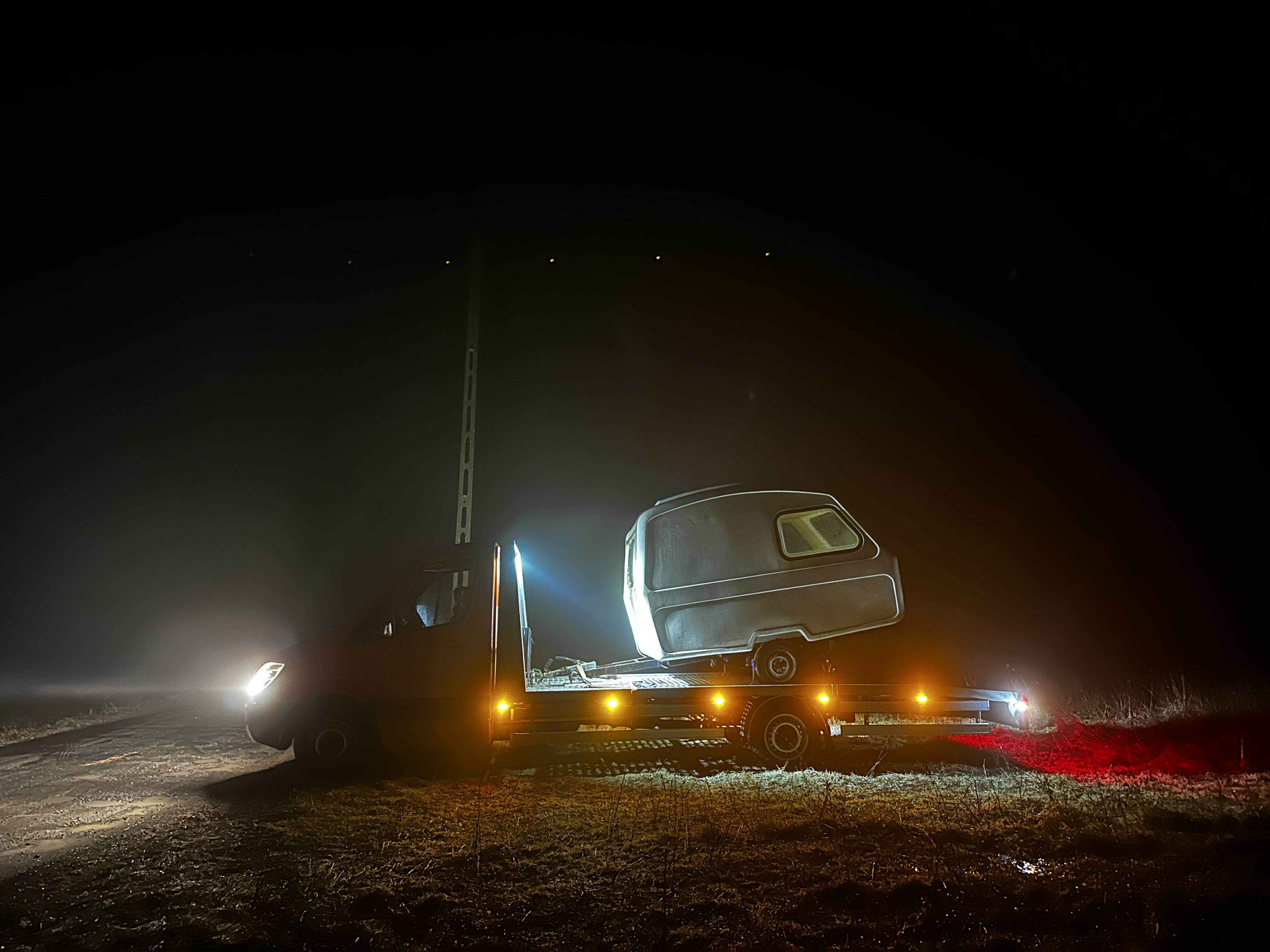 Autolaweta IGNITE — załadunek pojazdu