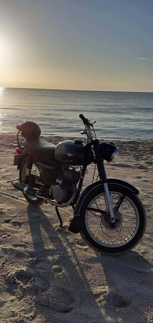 Motocykl w trakcie renowacji